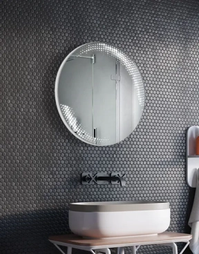 Zrkadlá do kúpeľne- Gaudia Zrkadlo Arusos LED