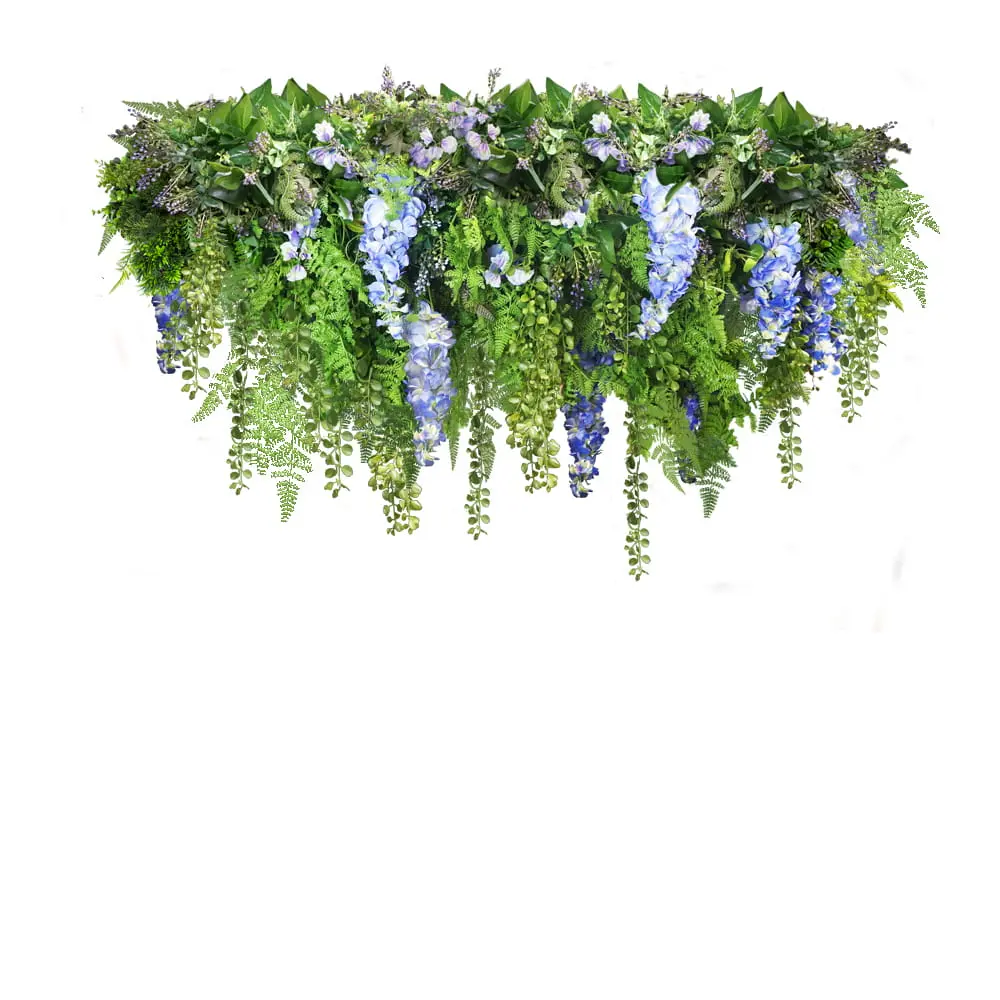 Visiace rastliny- Green Designers Ceiling ring Wisteria Blue S