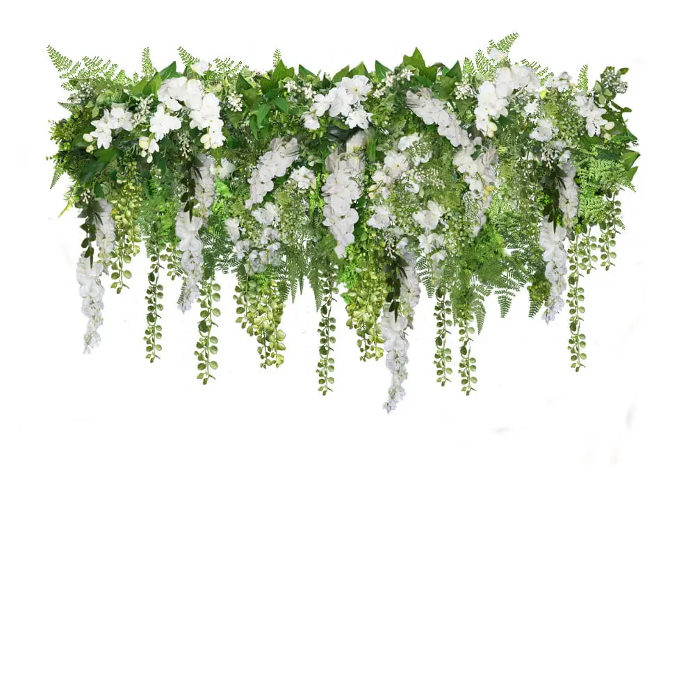 Visiace rastliny- Green Designers Ceiling ring Wisteria White S